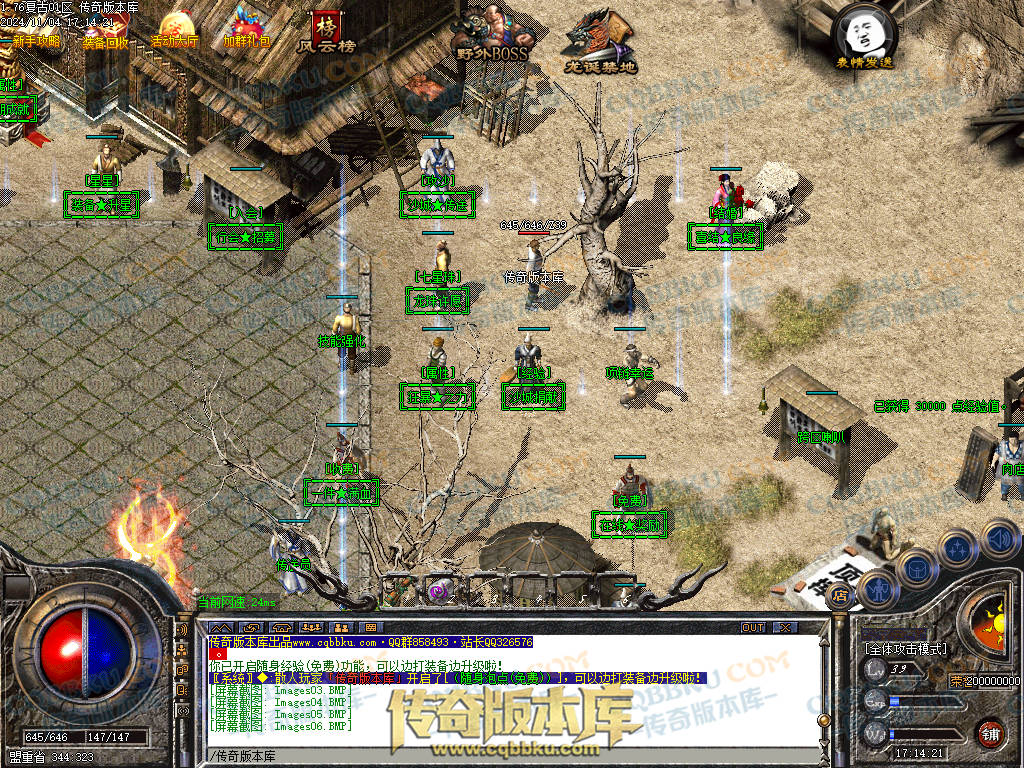 01-158独家1.76复古到微变三职业BUFF团本之战传奇版本服务端-世界BOSS-全屏拾取-无隐藏